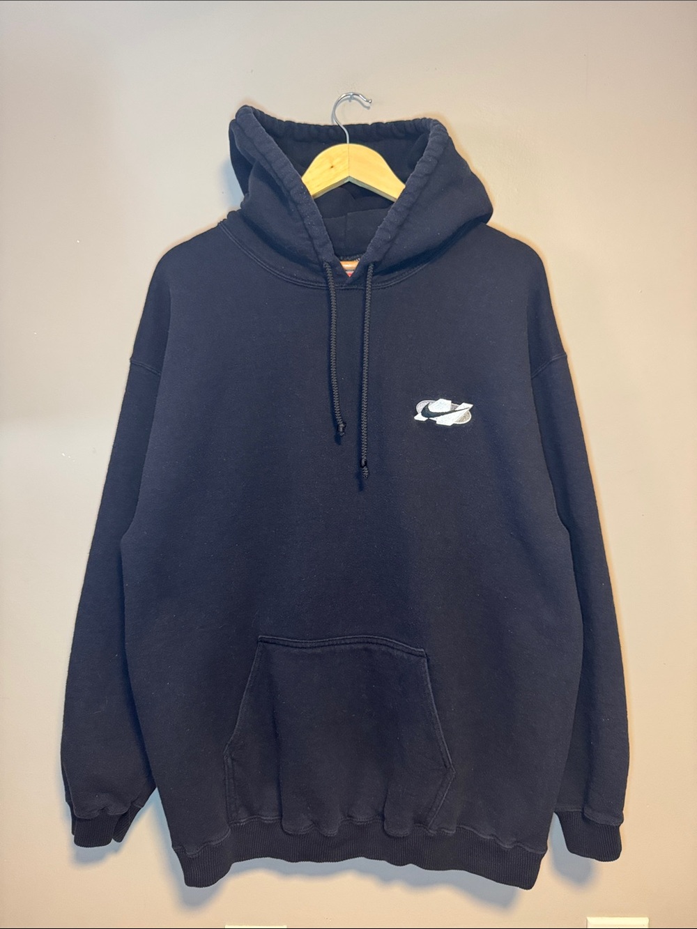 Vintage Nike Swoosh Embroidered Hoodie / XL / 1980s - 1990s